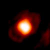 snmka hviezdy Eta Carinae v rdiovom okne