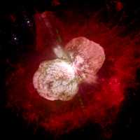 snmka hviezdy Eta Carinae vo viditenom svetle