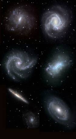 galria rznych typov galaxi