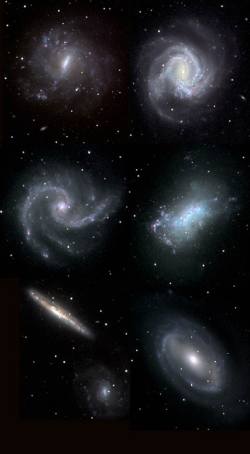 galria rznych typov galaxi