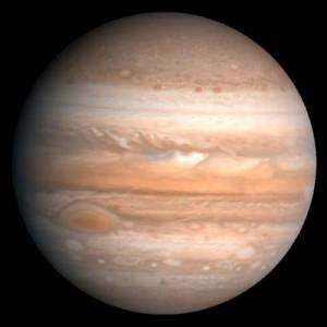 planéta Jupiter s Veľkou červenou škvrnou
