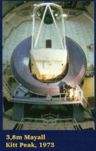 3,8m Mayall teleskop, Kitt Peak, 1973